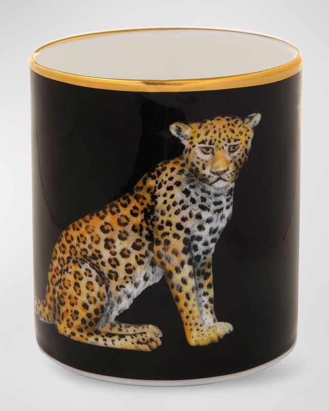 Leopard Pen Pot